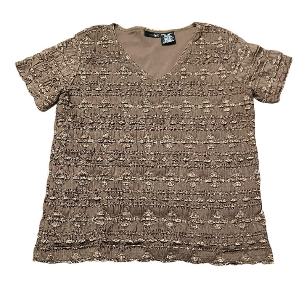 East 5th Vintage Brown Top Size P Large
